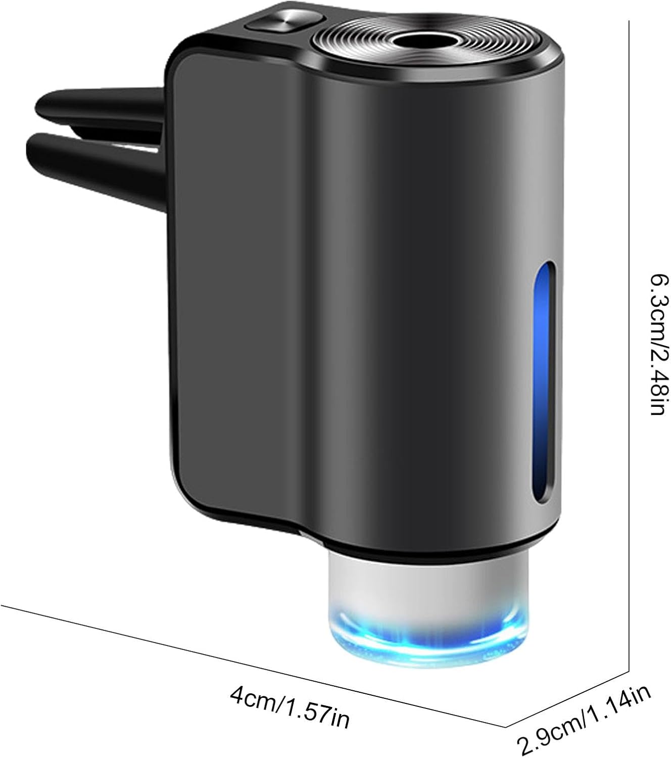 Smart car air vent oil diffuser with 3 refills