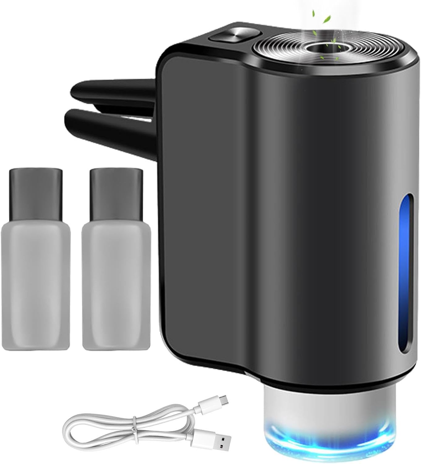 Smart car air vent oil diffuser with 3 refills