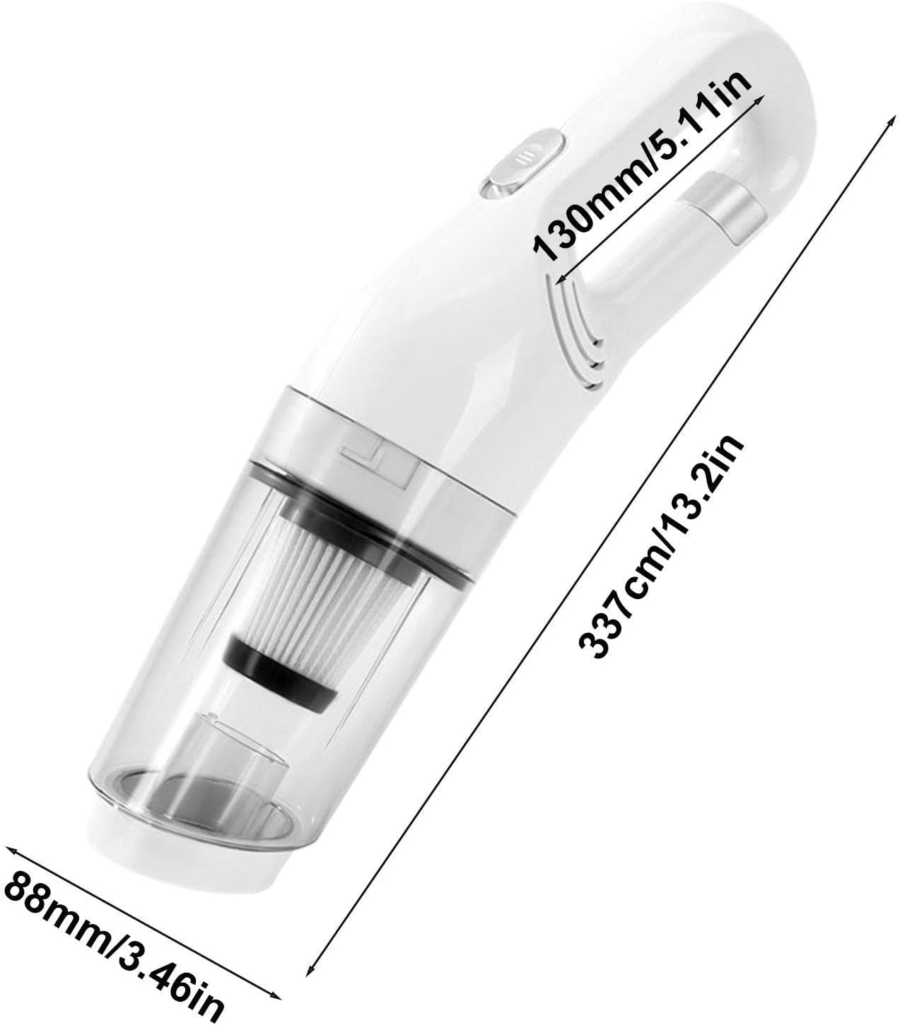 6-in-1 Portable Vacuum Cleaner JB-168, 1800 mAh Battery, HEPA Filter