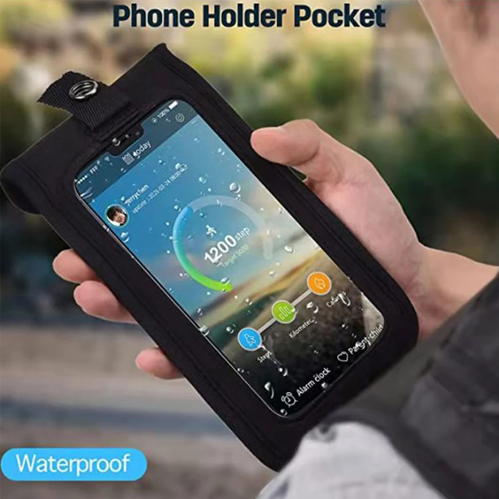 Unisex sports phone holder vest