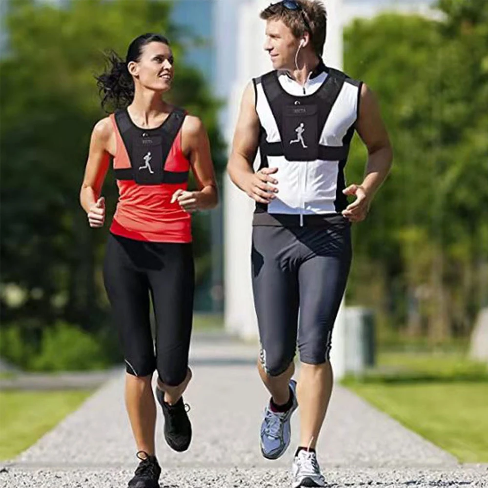 Unisex sports phone holder vest