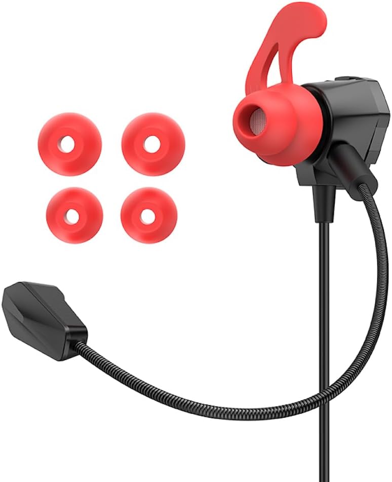 سماعات ألعاب سلكية داخل الأذن مع ميكروفون Hoco M105