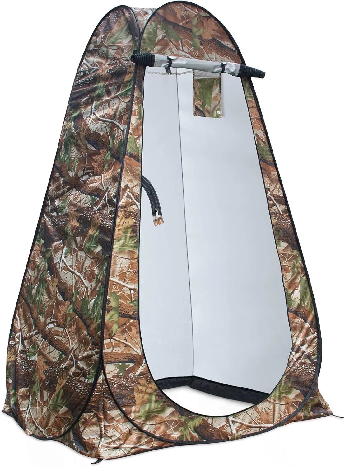 Foldable changing tent, UPF 50+ protection and waterproof, 120x120x190 cm, camouflage