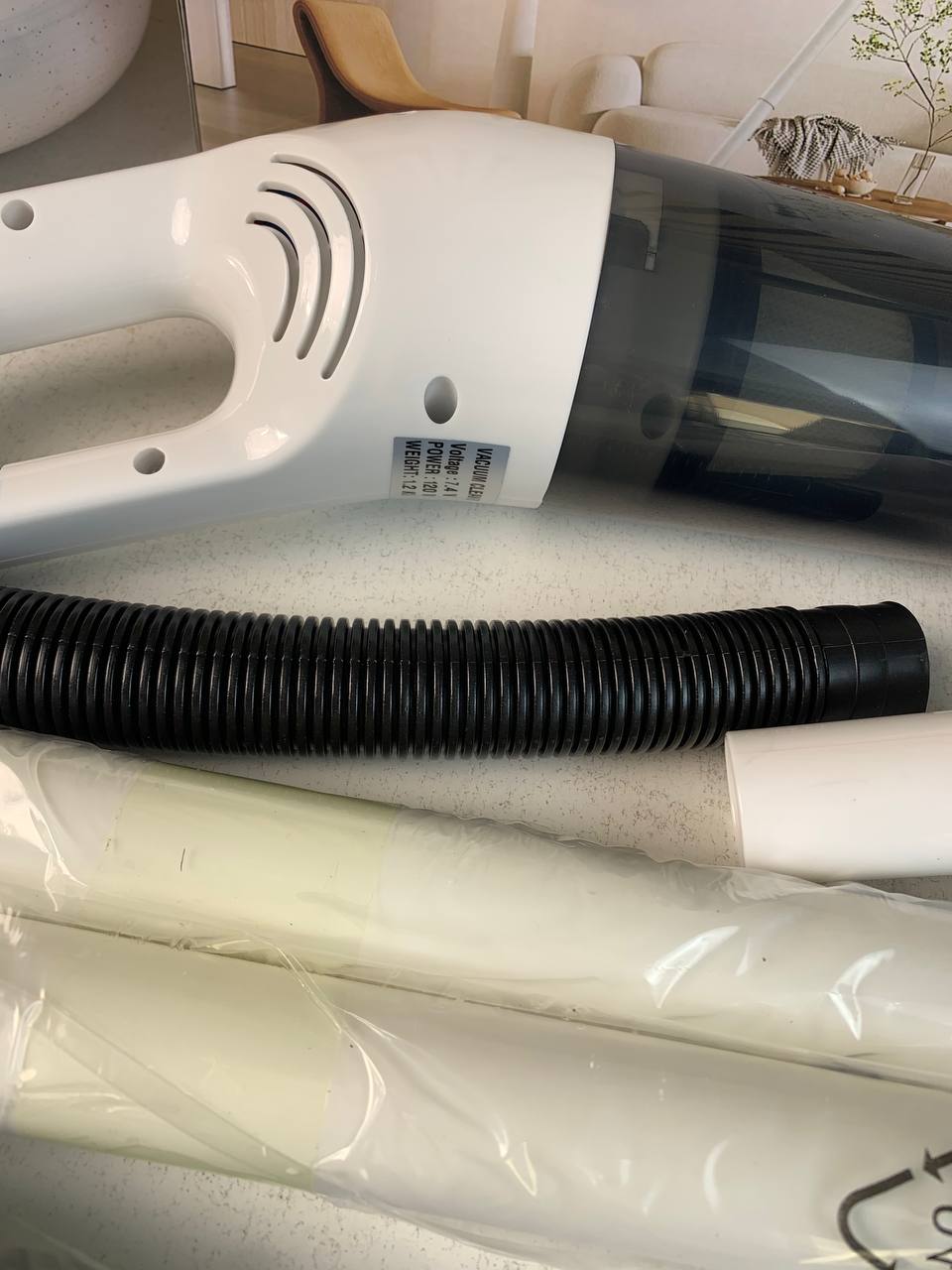 6-in-1 Portable Vacuum Cleaner JB-168, 1800 mAh Battery, HEPA Filter
