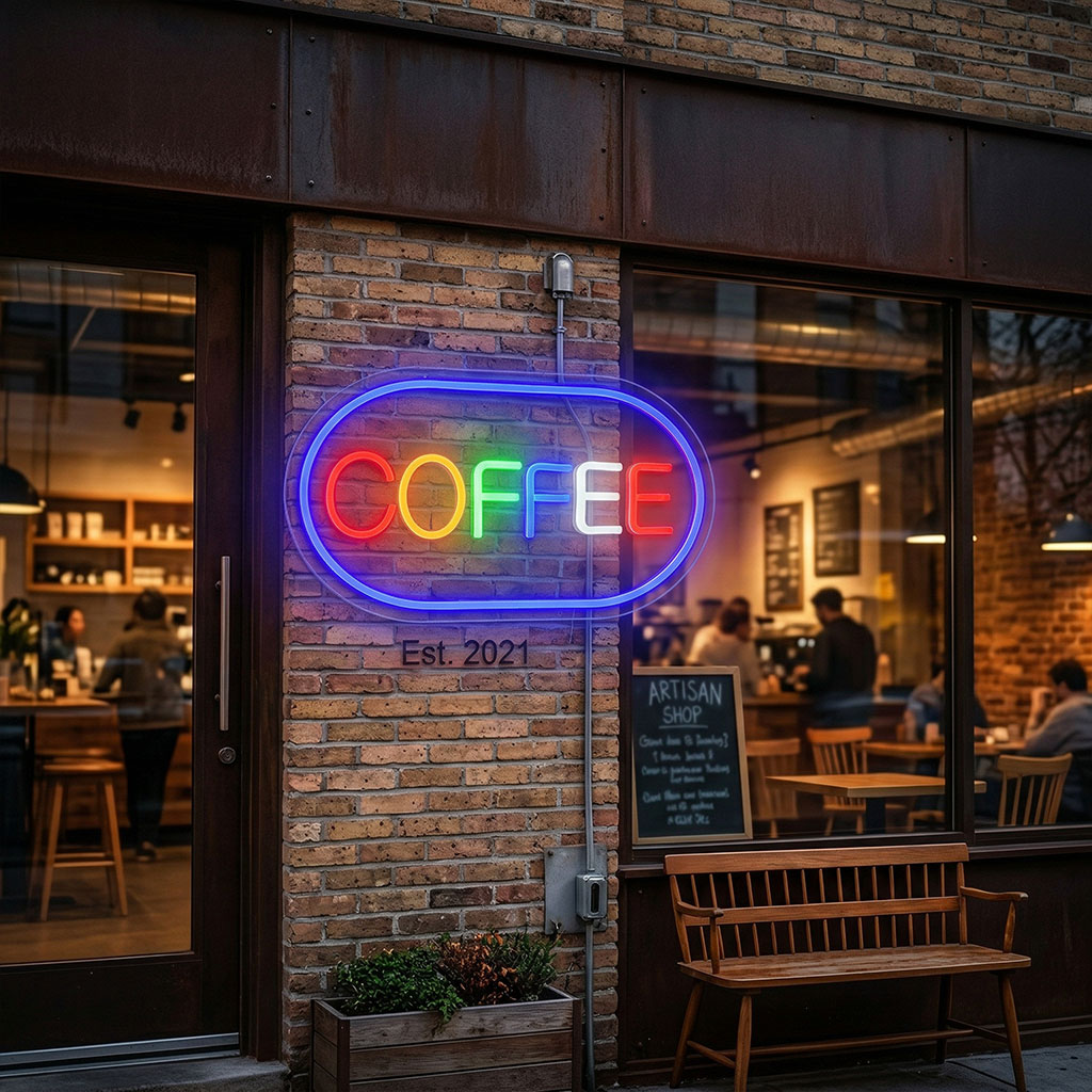 Coffee LED neon sign