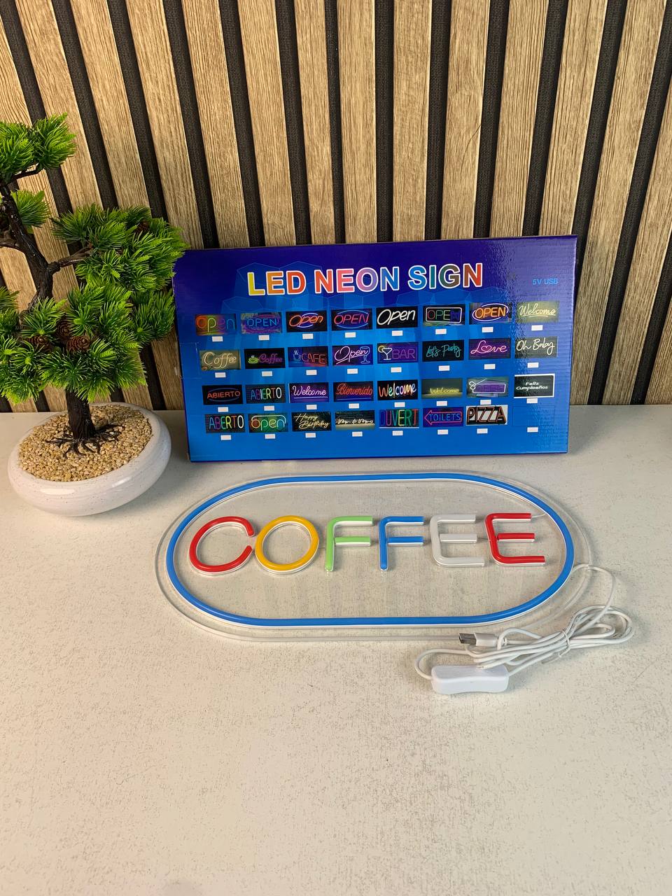 Coffee LED neon sign
