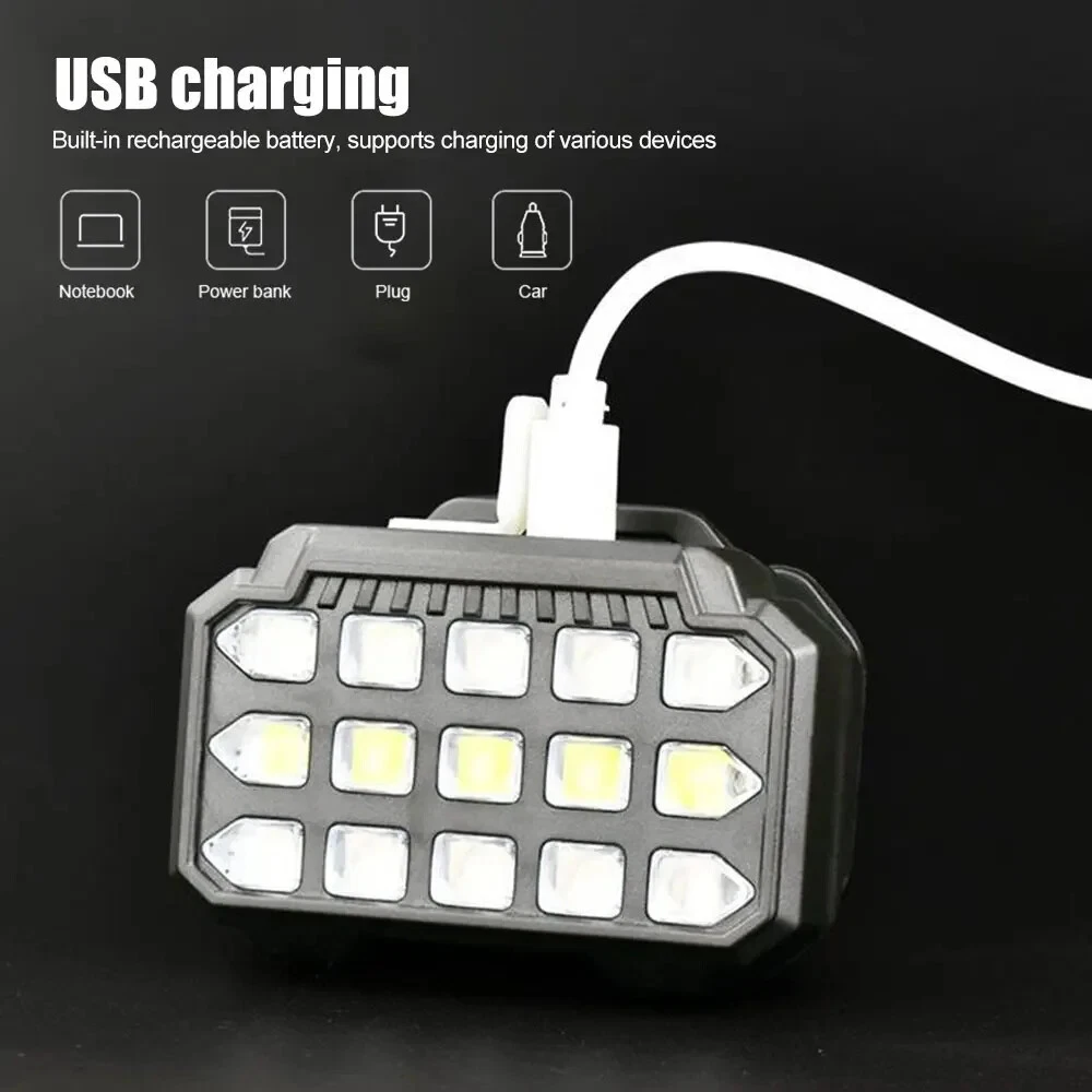 Rechargeable LED Headlamp with UV SQ-818-UV