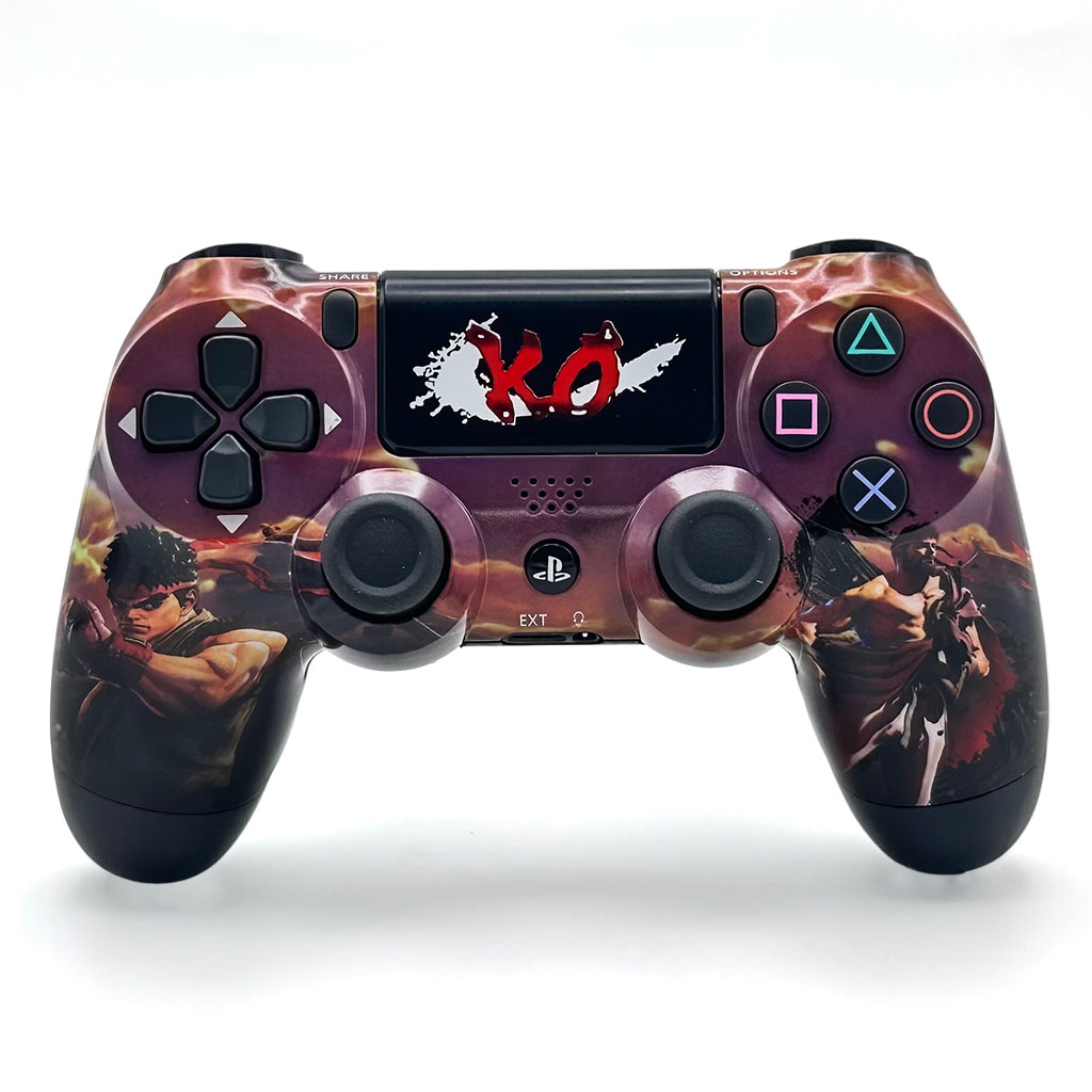 وحدة تحكم سوني دوال شوك لاسلكية لجهاز PS4، إصدار ستريت فايتر V2 (نسخة مطابقة)