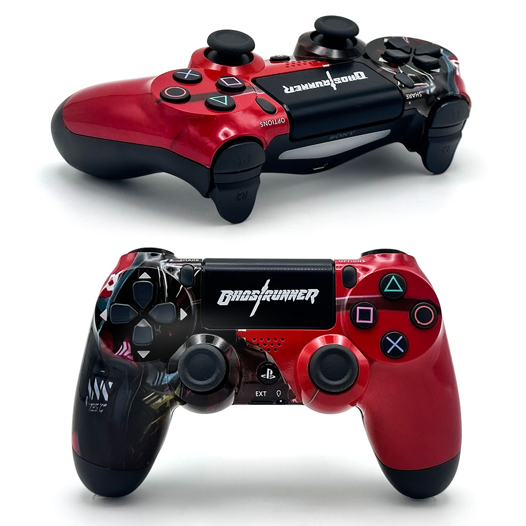 وحدة تحكم سوني دوال شوك لاسلكية لجهاز PS4، نسخة جوست رانر (نسخة مقلدة)