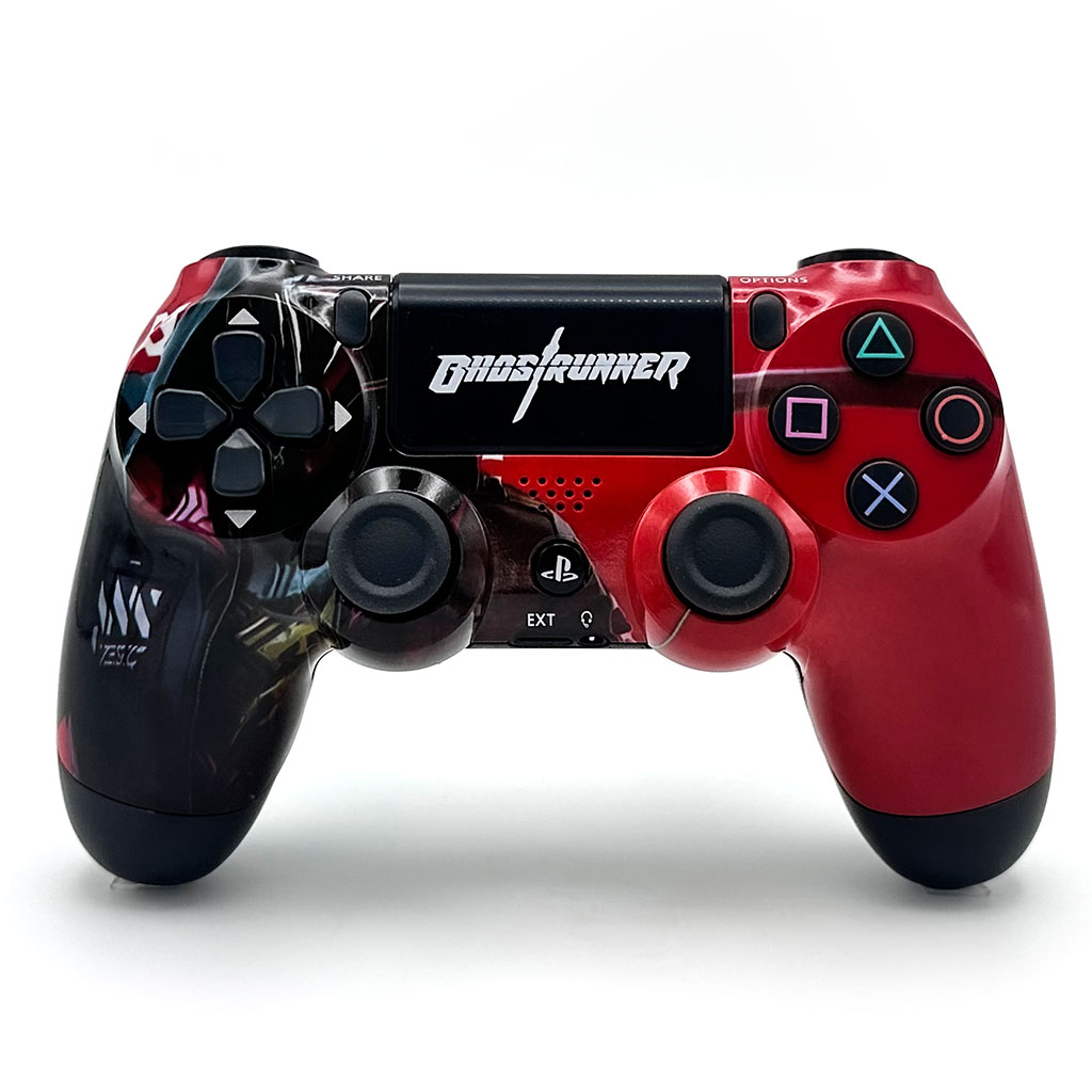 وحدة تحكم سوني دوال شوك لاسلكية لجهاز PS4، نسخة جوست رانر (نسخة مقلدة)