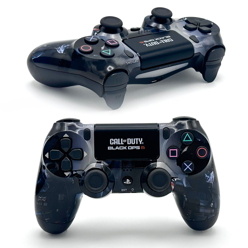 وحدة تحكم سوني دوال شوك لاسلكية لجهاز PS4، إصدار COD BO6 (نسخة مقلدة)