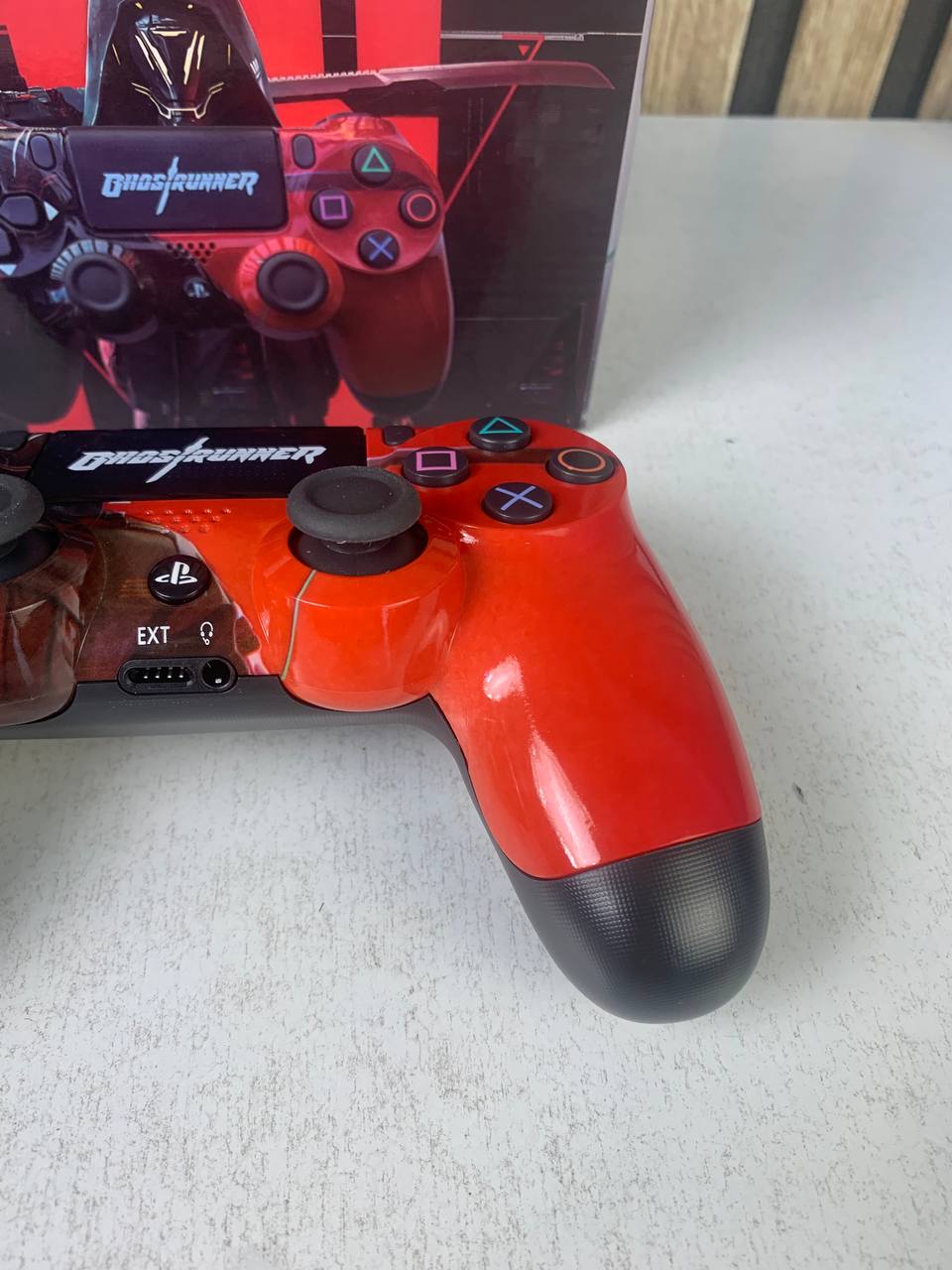 وحدة تحكم سوني دوال شوك لاسلكية لجهاز PS4، نسخة جوست رانر (نسخة مقلدة)