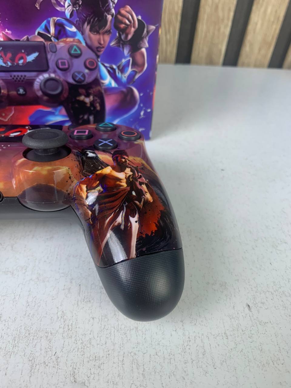 وحدة تحكم سوني دوال شوك لاسلكية لجهاز PS4، إصدار ستريت فايتر V2 (نسخة مطابقة)
