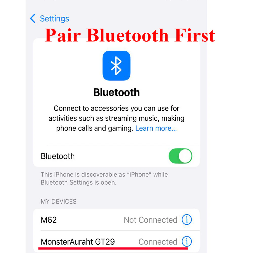 Monster Aura Fit GT29 Open-Back Wireless Earbuds with AI Translation