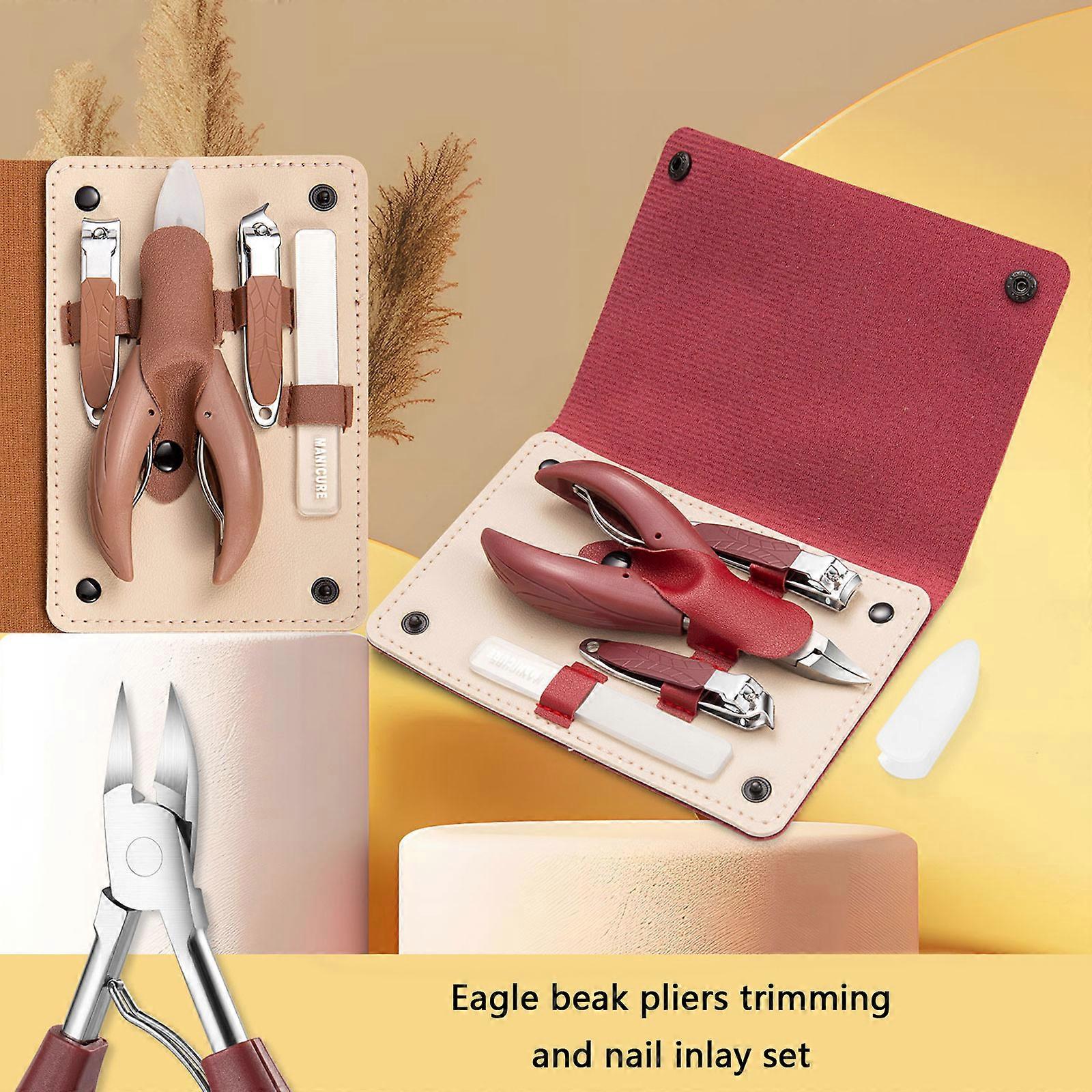 Professional manicure and pedicure kit, 4 pieces