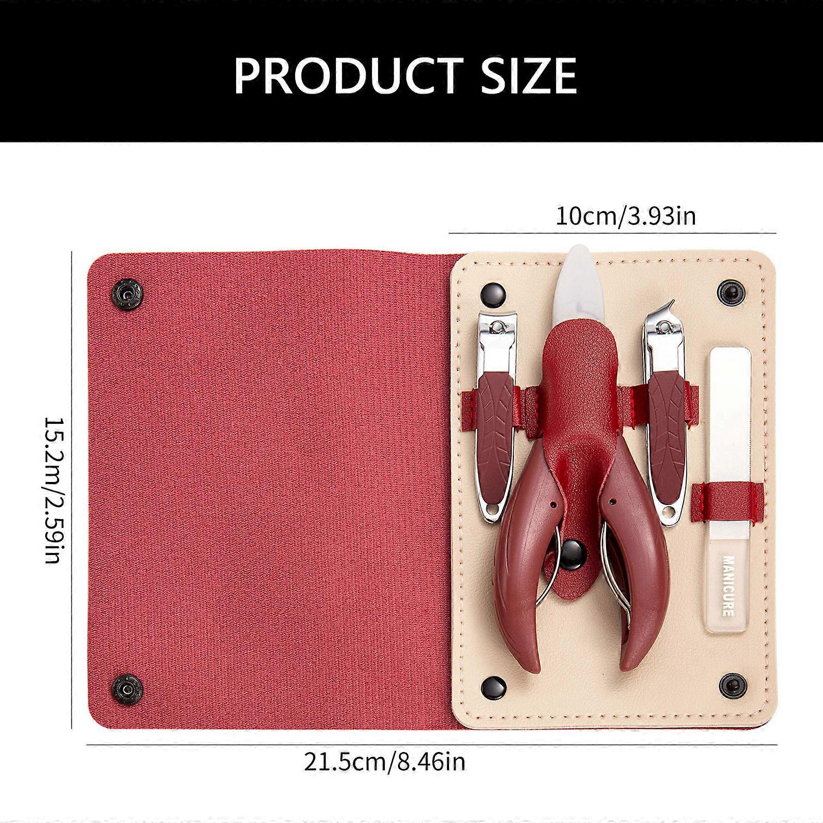 Professional manicure and pedicure kit, 4 pieces