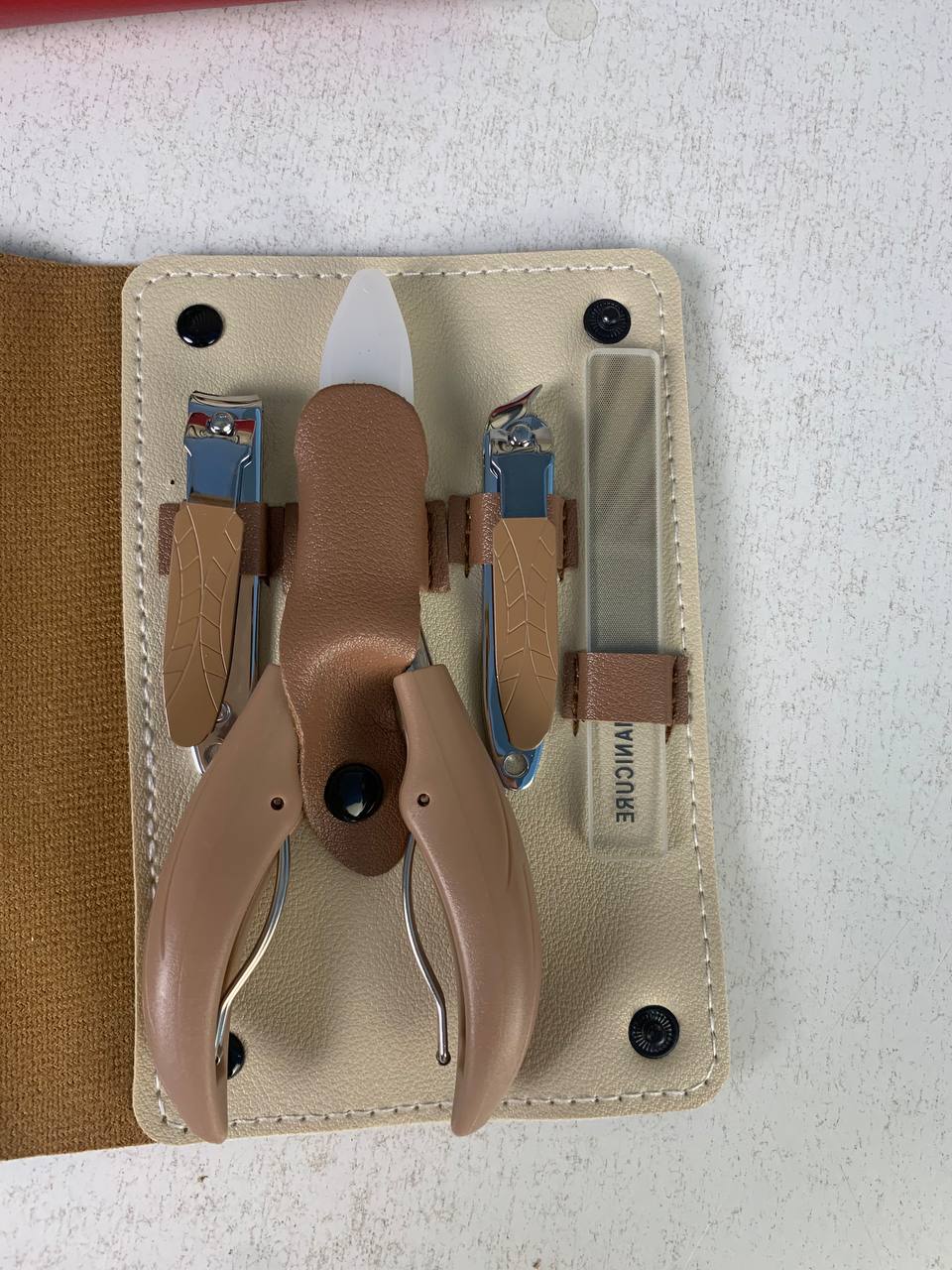Professional manicure and pedicure kit, 4 pieces