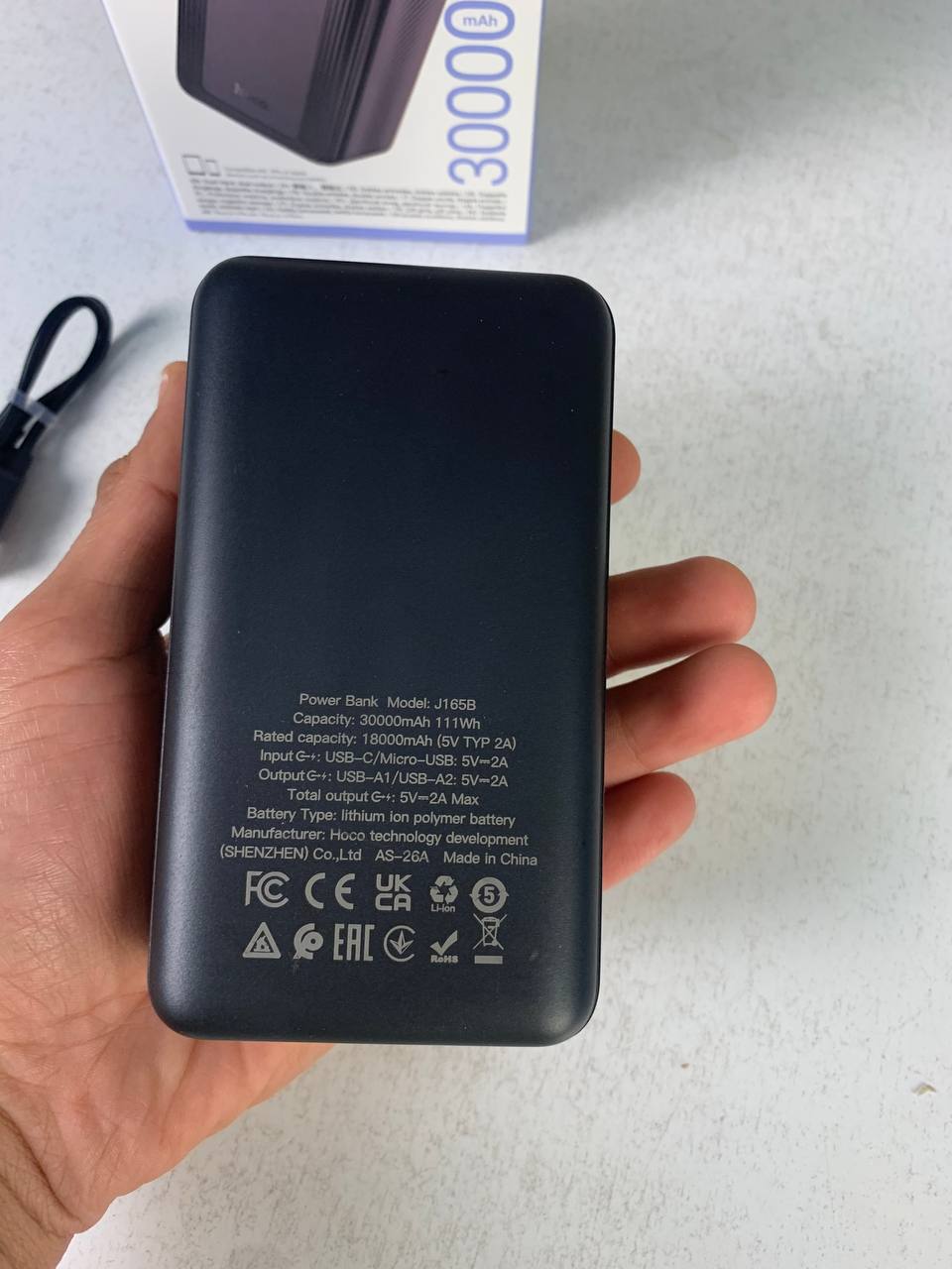Hoco J165B Power Bank 30000mAh 10W