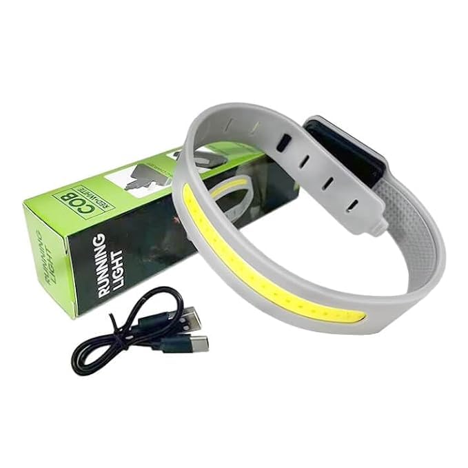 سوار LED رياضي مضيء قابل لإعادة الشحن للأمان