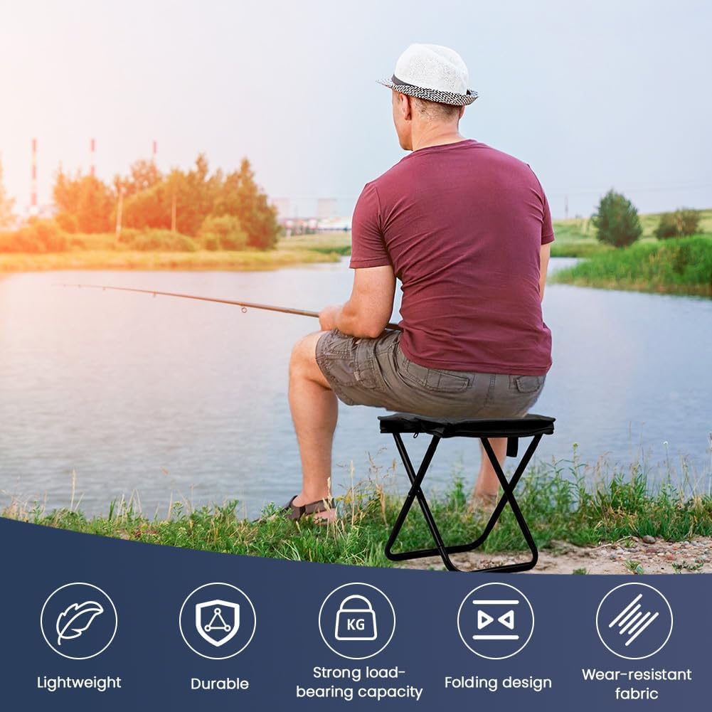 Tabouret de camping pliable ultra-léger