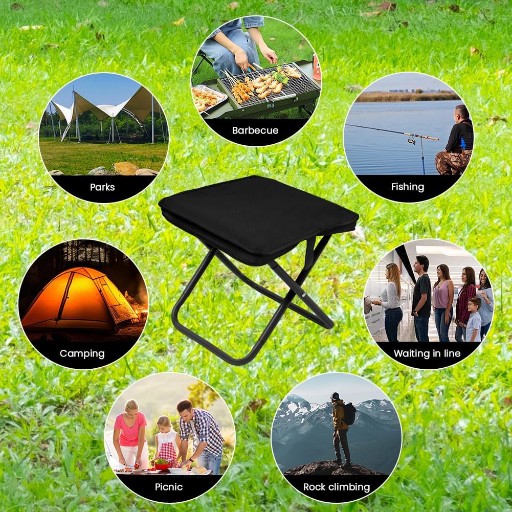 Tabouret de camping pliable ultra-léger