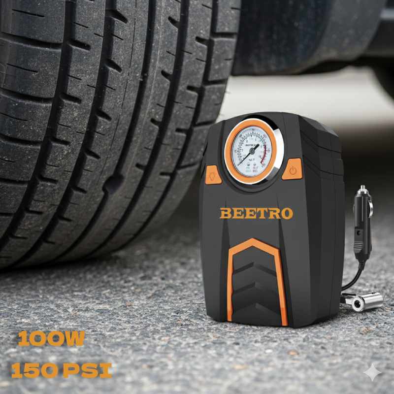 ضاغط هواء للسيارات بيترو BE0172 بقوة 100 واط و150 PSI
