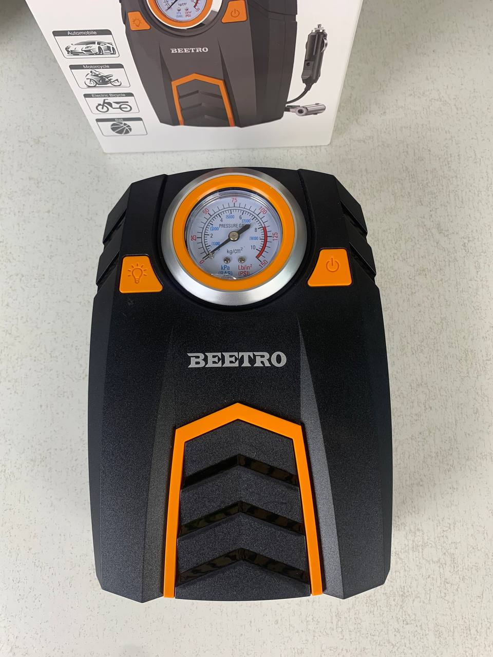 ضاغط هواء للسيارات بيترو BE0172 بقوة 100 واط و150 PSI