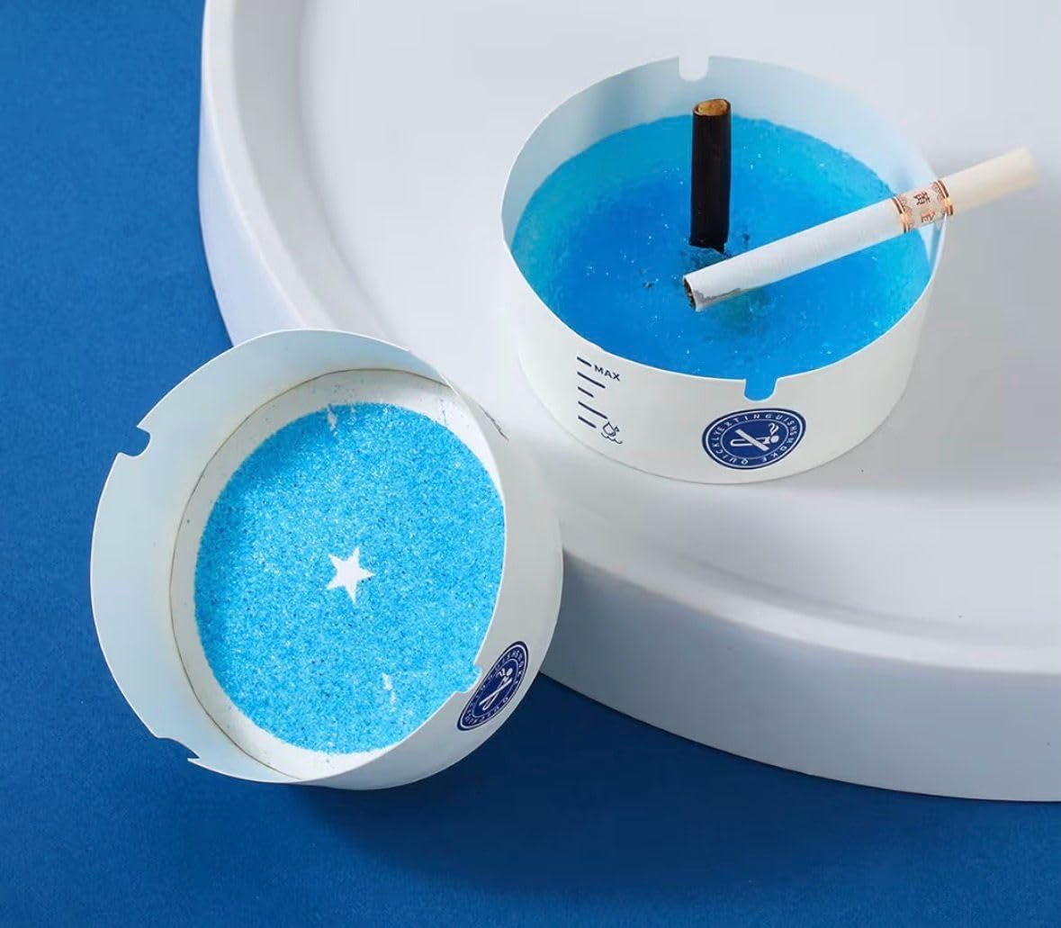 Cendrier jetable magique anti-odeur et fumée, 25 pièces