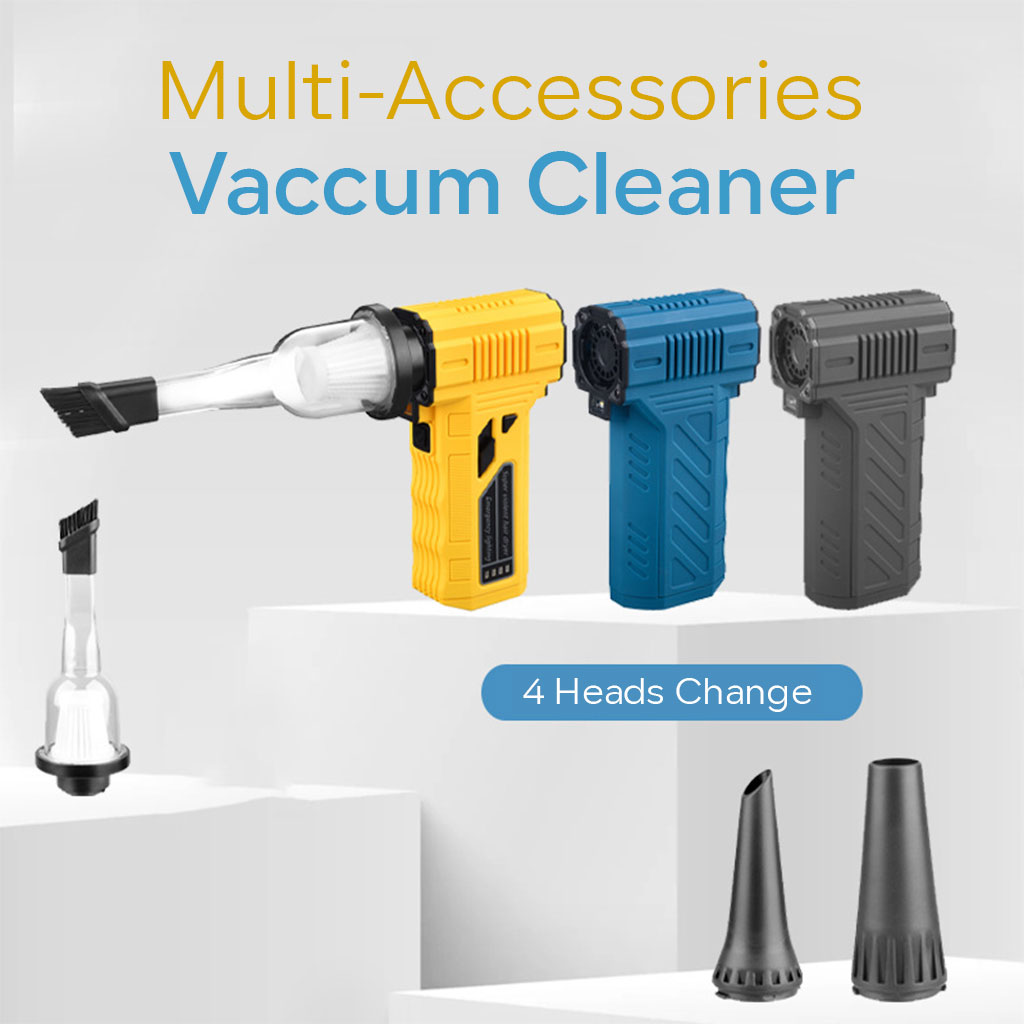 Portable turbo blower and vacuum cleaner F036-1 with accessories