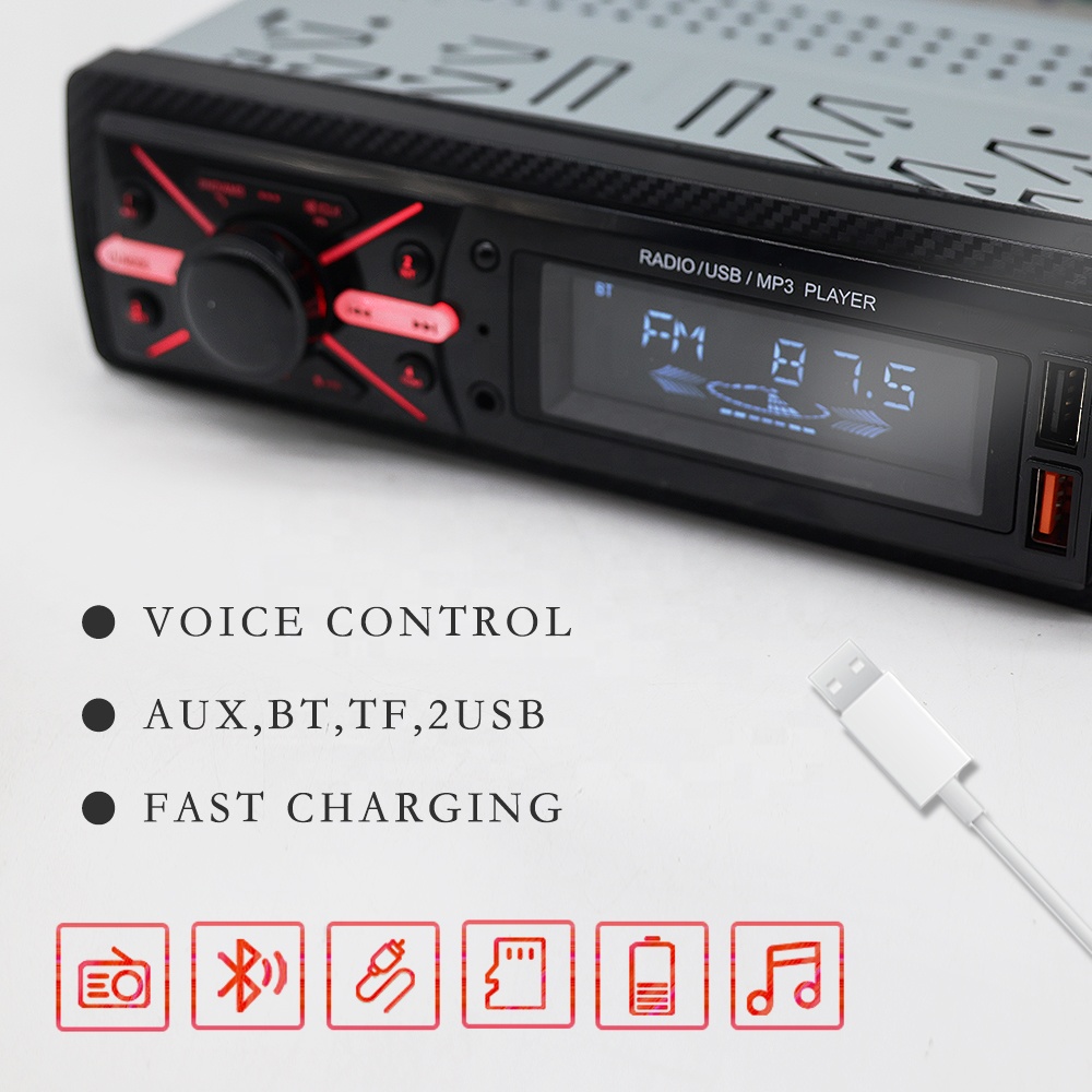 1 DIN Car Multimedia MP3 Player with Bluetooth