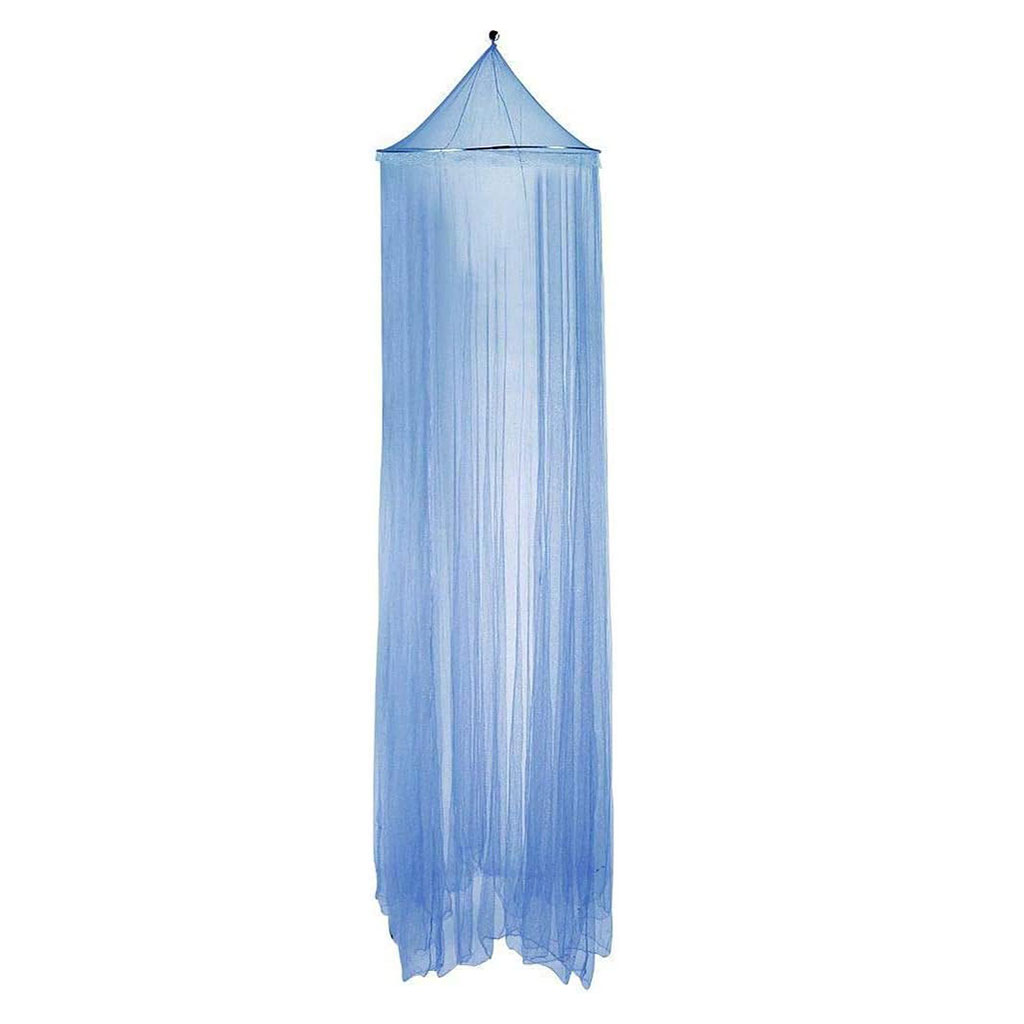 Circular hanging bed mosquito net with lace trim