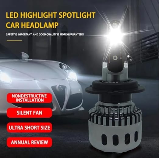 طقم مصابيح أمامية LED كانابوس F10 H4 6500K 60W