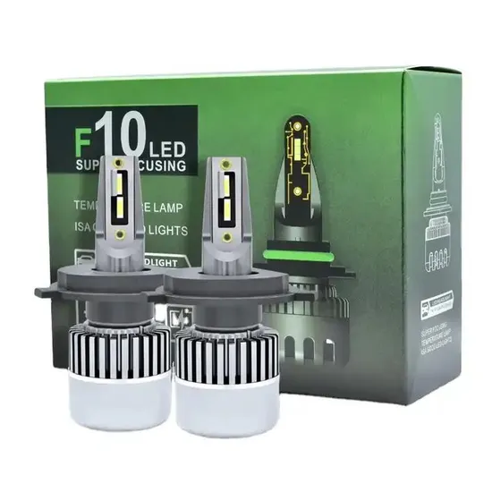طقم مصابيح أمامية LED كانابوس F10 H4 6500K 60W