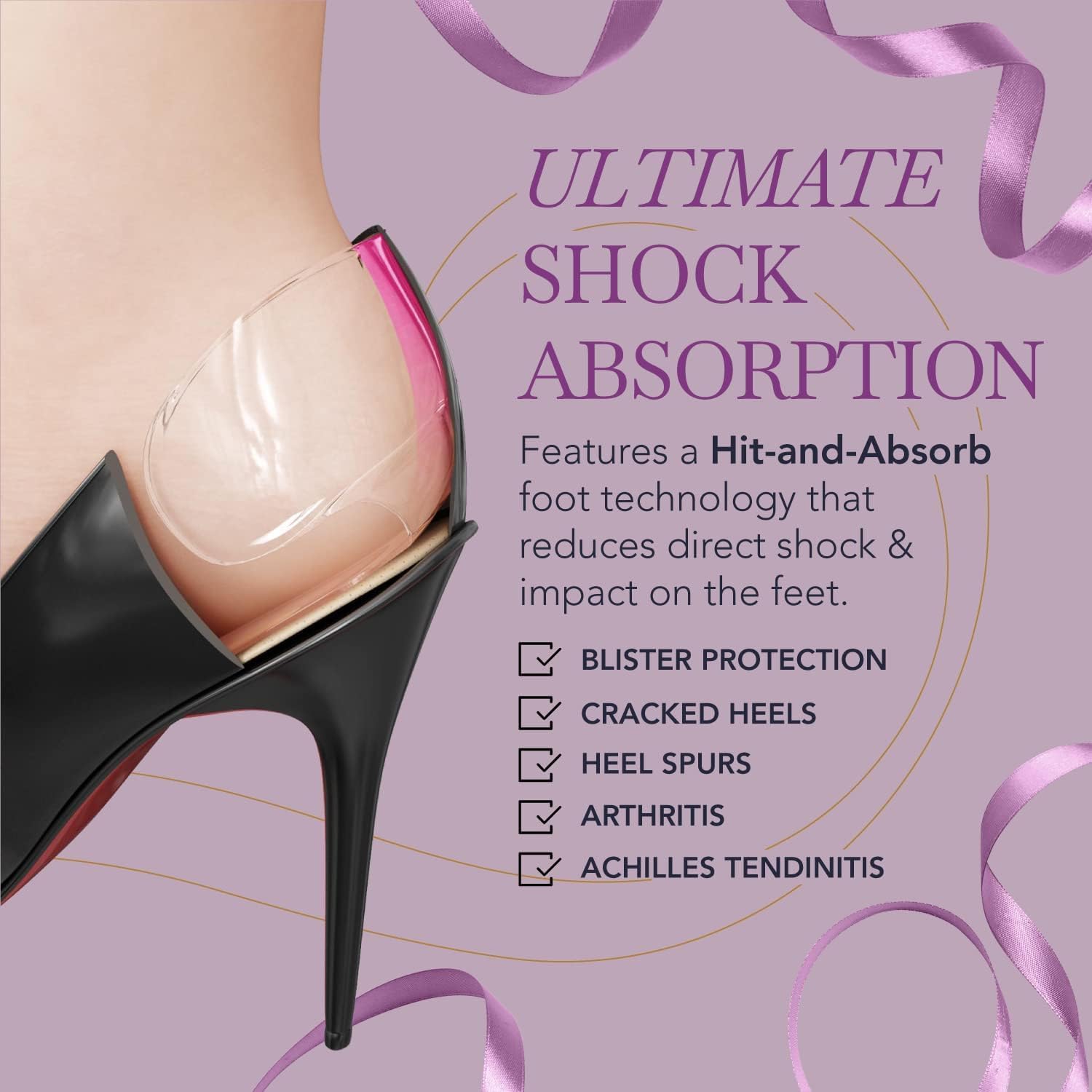 Self-Adhesive Heel Pads, 1 Piece