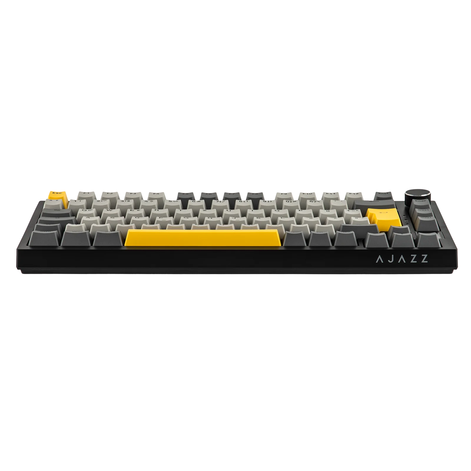 لوحة مفاتيح ميكانيكية Ajazz AK820 Pro، أسود، مع شاشة TFT وهيكل Gasket