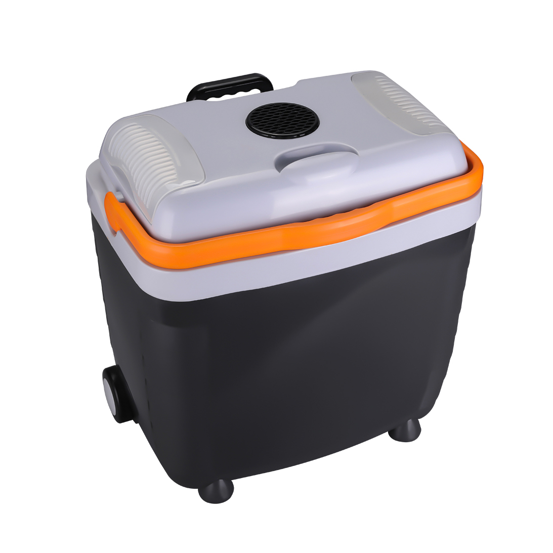 Portable thermoelectric cooler and warmer 28L with wheels