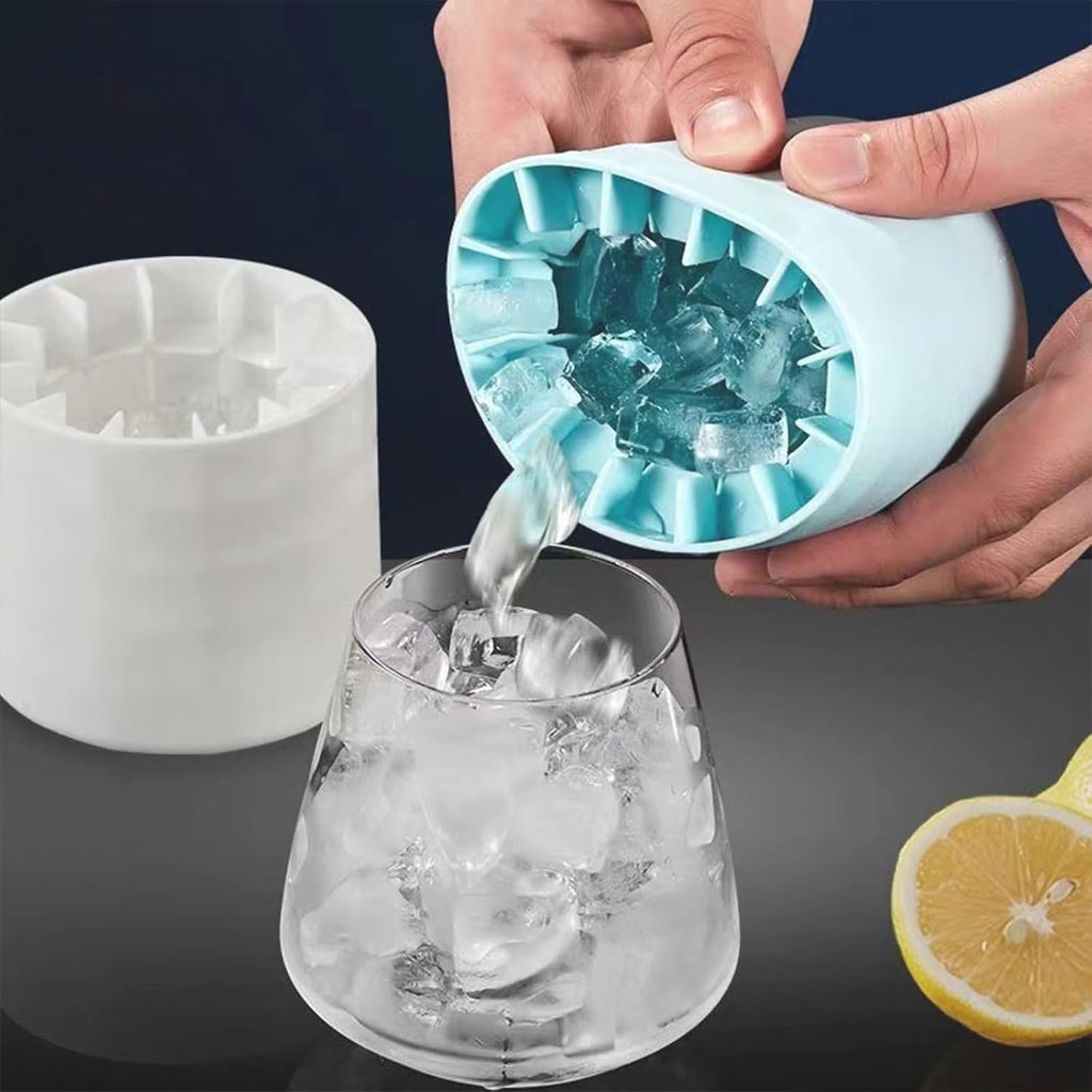 3D Silicone Ice Cube Mold with Easy Release
