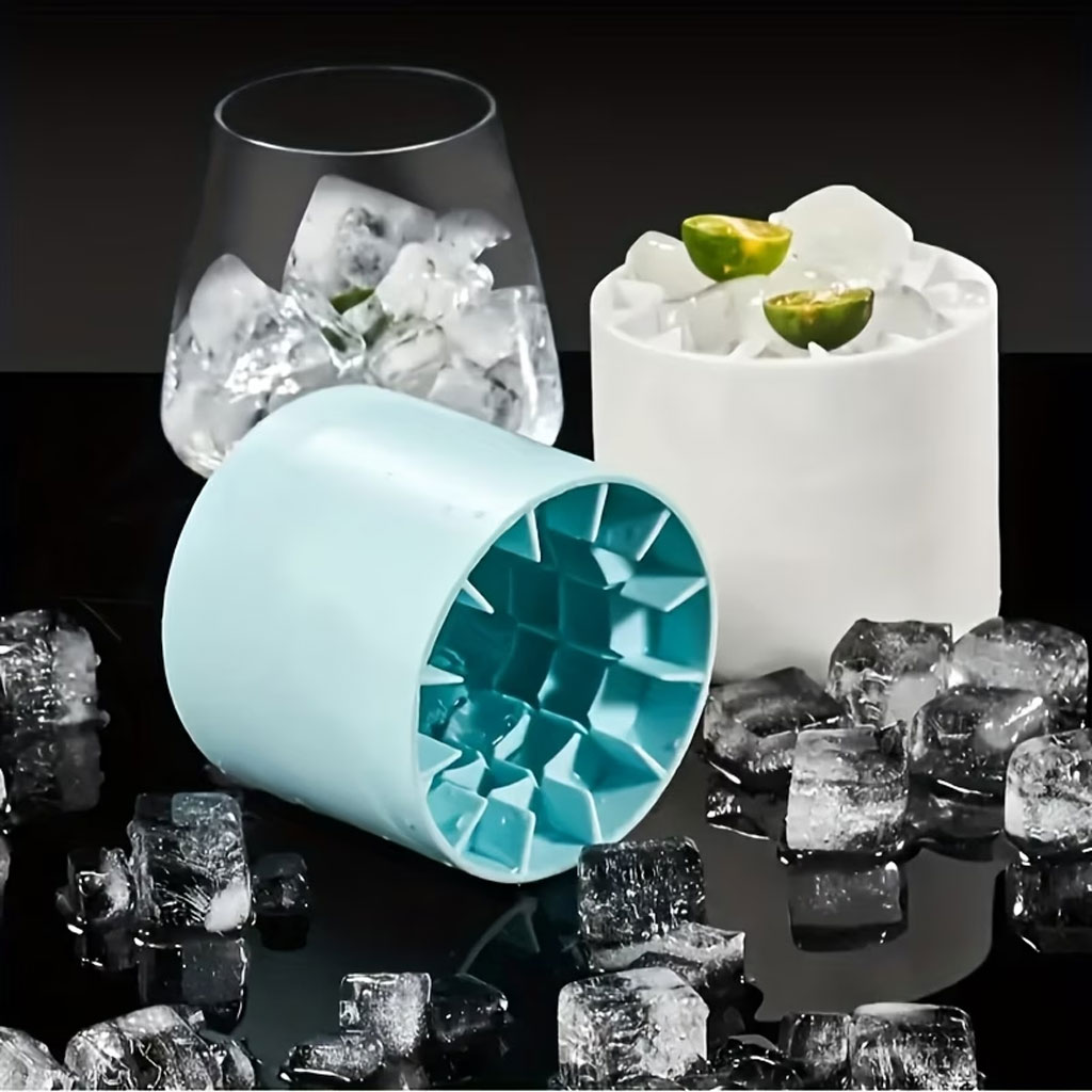 3D Silicone Ice Cube Mold with Easy Release