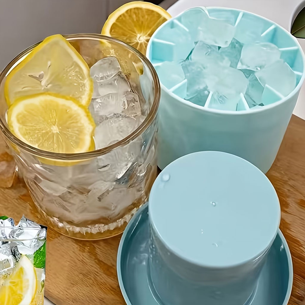 3D Silicone Ice Cube Mold with Easy Release