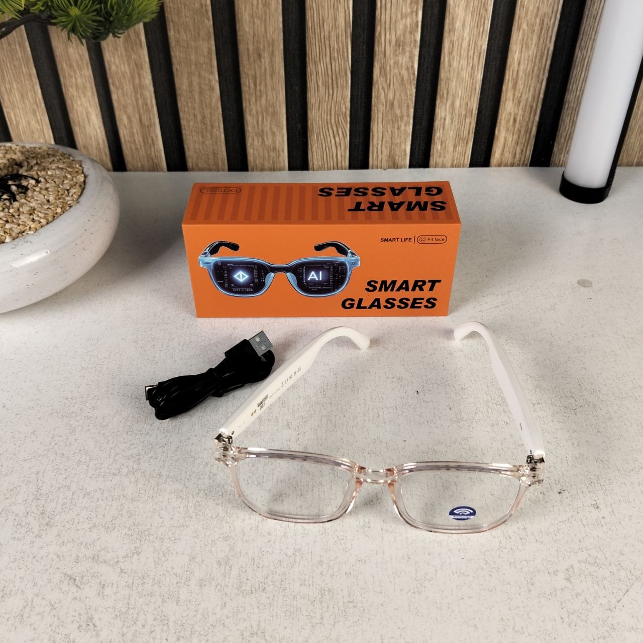 F20 AI translation smart glasses with open-ear audio Bluetooth 5.4