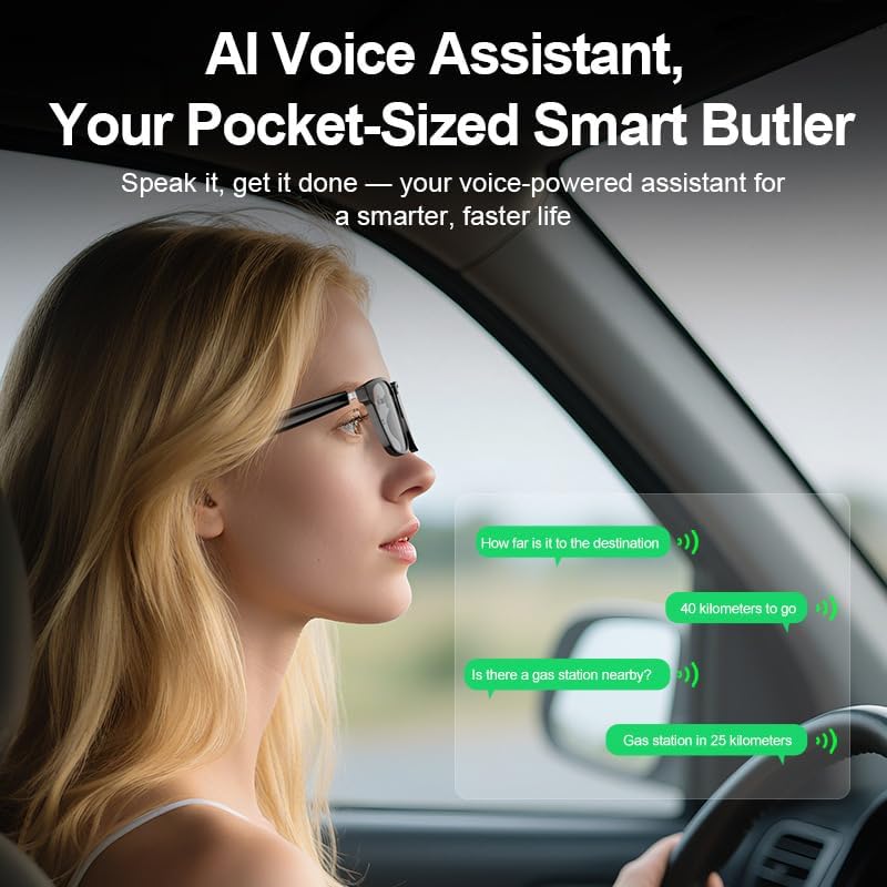 GS03 AI Translation Smart Glasses with Open-Ear Audio Bluetooth 5.4