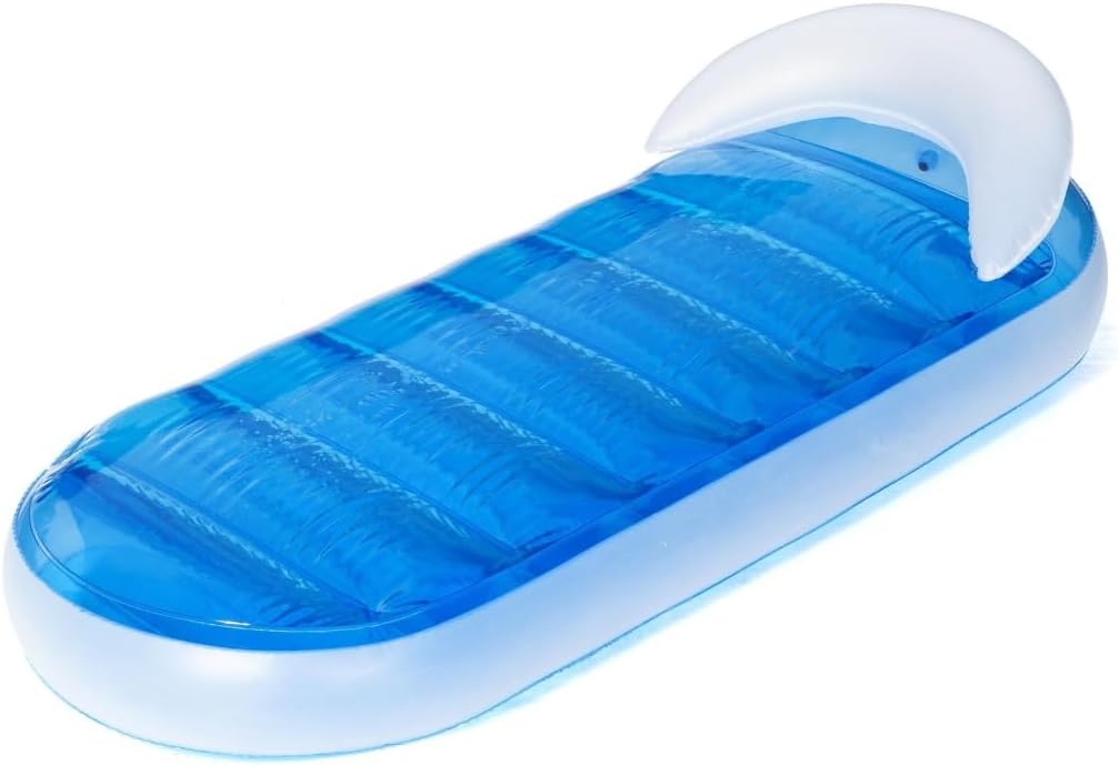 Bestway inflatable pool mattress with cooling water chamber