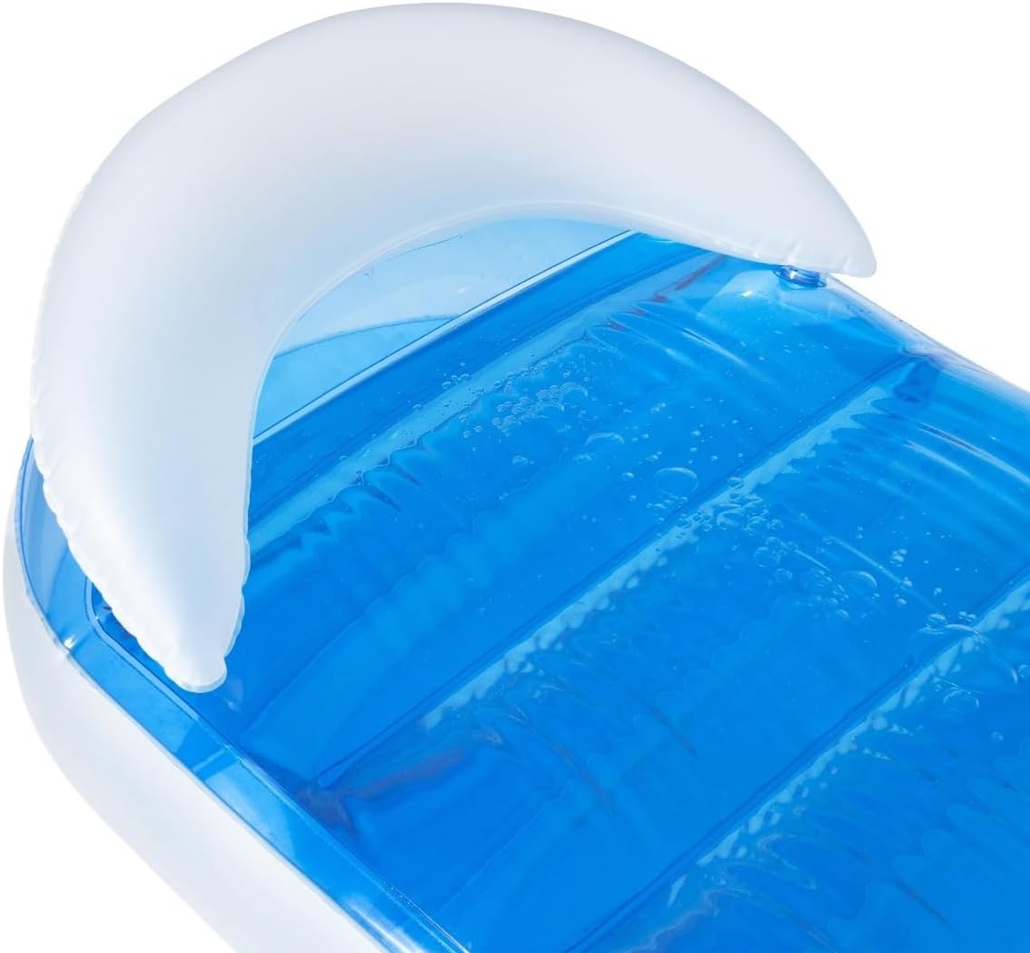 Bestway inflatable pool mattress with cooling water chamber