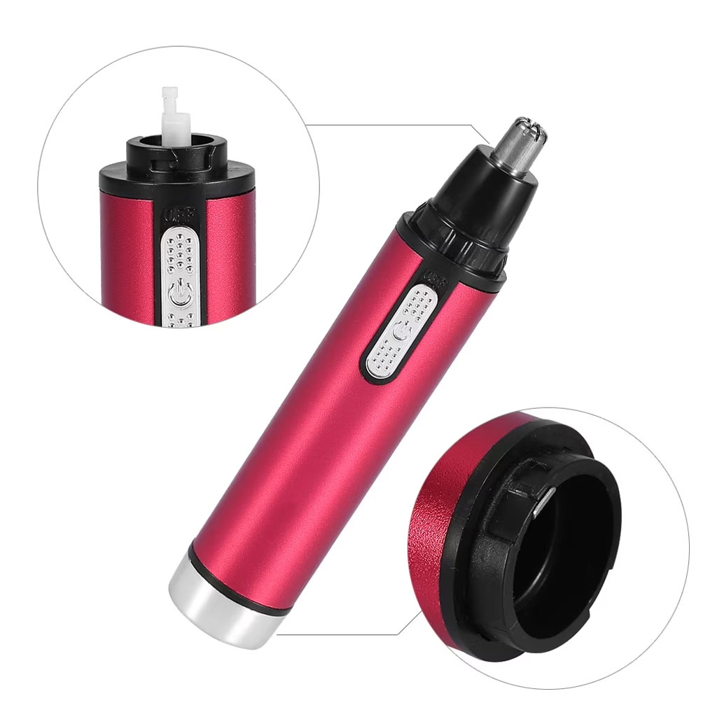 Rechargeable USB nose and ear hair trimmer