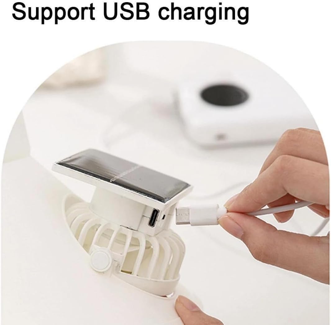 Solar cooling cap with built-in USB rechargeable fan