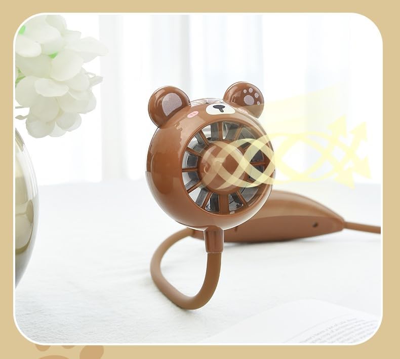 Mini adjustable USB desk fan