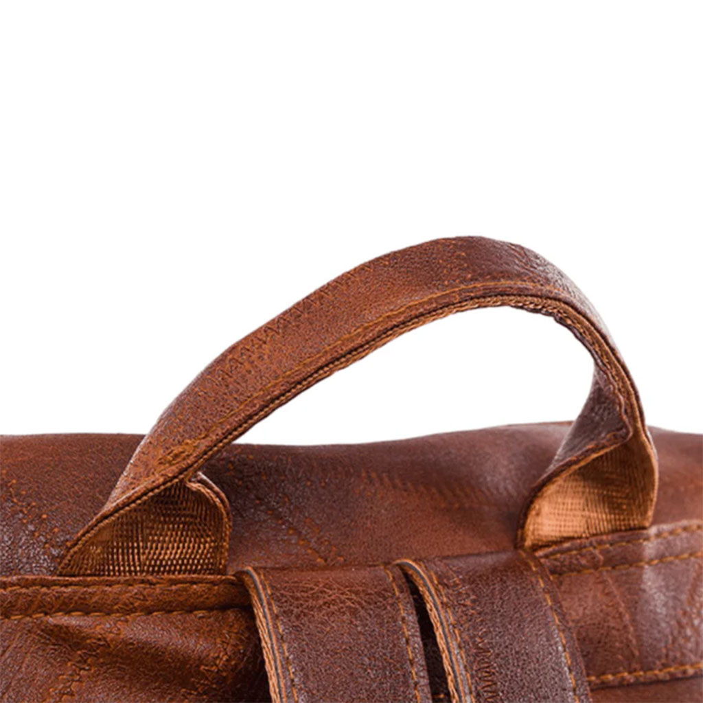 Women's retro synthetic leather backpack