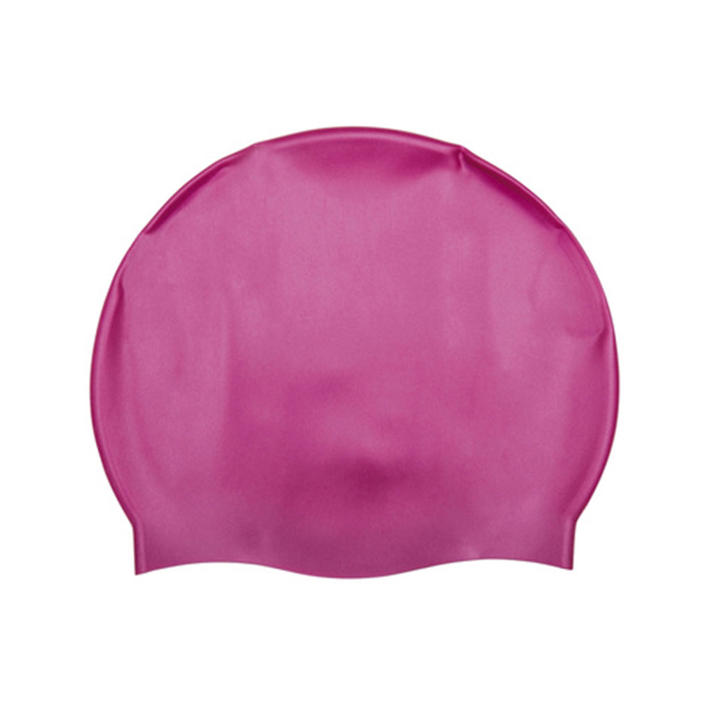 Silicone swim cap for adults