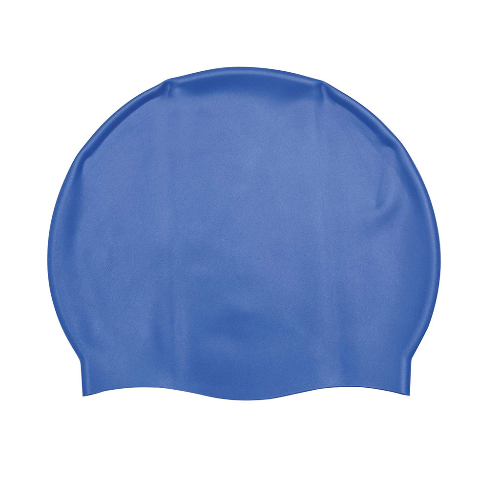 Silicone swim cap for adults