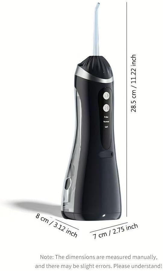Hydropulseur dentaire sans fil, 3 modes et 4 buses